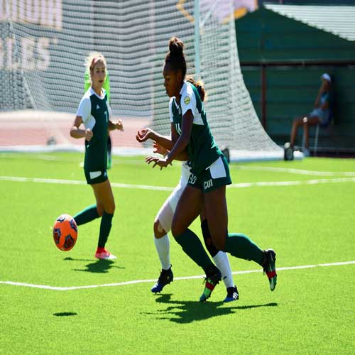 Carmany Jones earning her spot on the field as PacWest Player of the Week